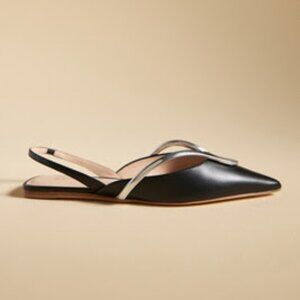 Guilhermina Sculptural Flats – Black – US 8–8.5 / EU 39